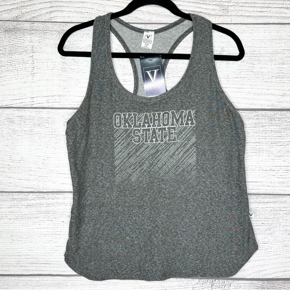 NWT Venley Oklahoma State Gray Tank Top Women’s Size Medium